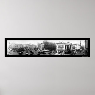 Picadilly Circus Photo 1909 Poster