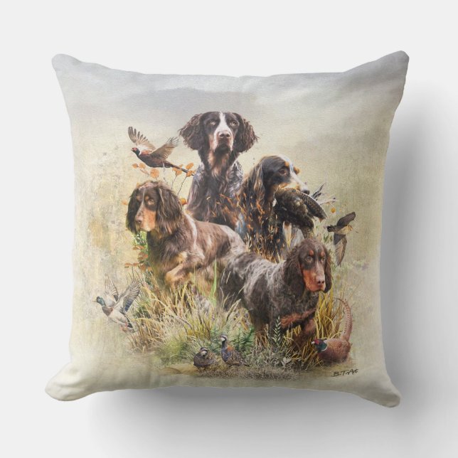 Picardy Spaniel Cushion (Front)
