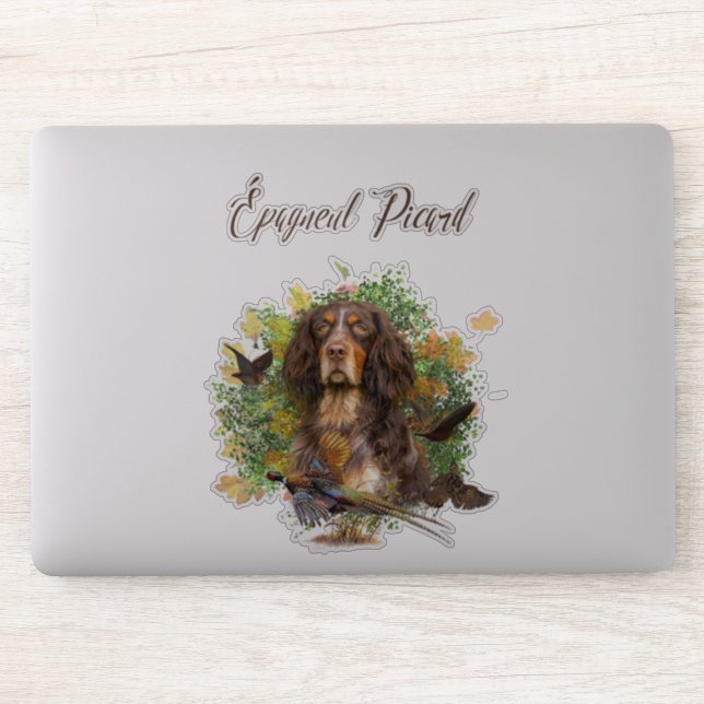 Picardy Spaniel , Hunting season     (Computer)