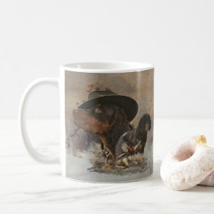 Picardy Spaniel , Hunting Season    Coffee Mug