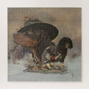 Picardy Spaniel , Hunting Season     Jigsaw Puzzle