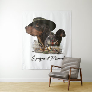 Picardy Spaniel , Hunting Season  Tapestry