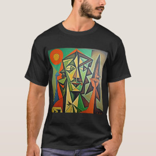 Picasso abstract art man design T-Shirt