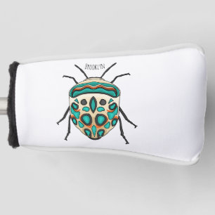 Picasso bug cartoon illustration  golf head cover