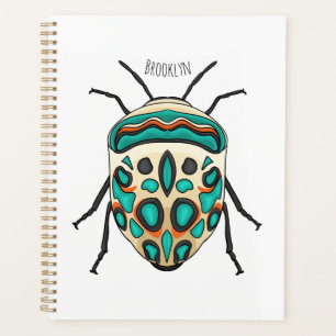 Picasso bug cartoon illustration planner