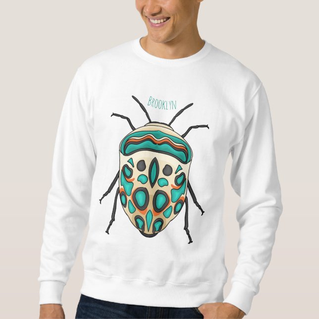 Picasso bug cartoon illustration  sweatshirt (Front)