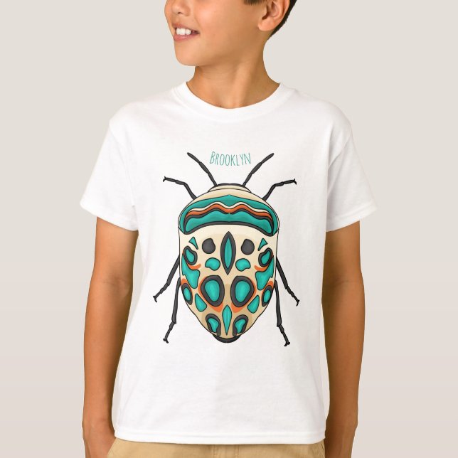 Picasso bug cartoon illustration  T-Shirt (Front)