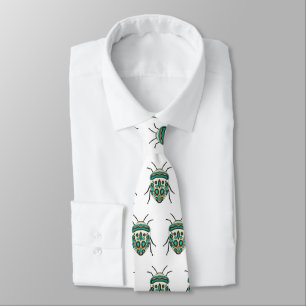 Picasso bug cartoon illustration  tie