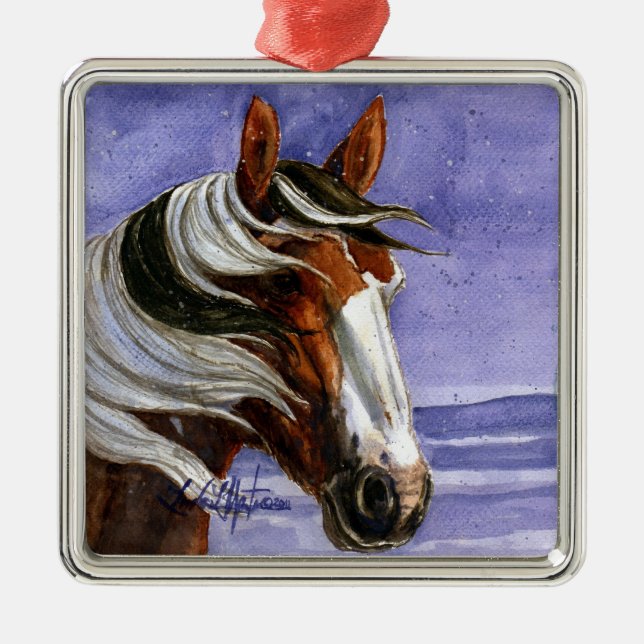 Picasso Famous Wild Stallion Ornament (Front)