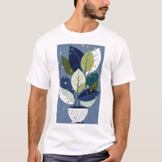 Picasso-Inspired Growing Plant T-Shirt