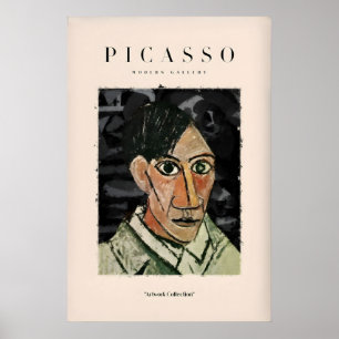 Picasso Man Portrait Cubist Style Art Print Modern