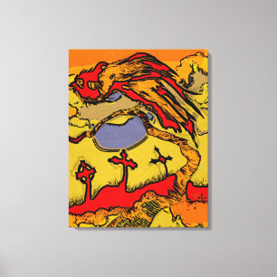 Picasso Raven Canvas Print