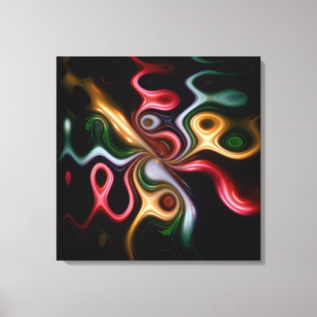 Picasso Rose Canvas Print (Front)