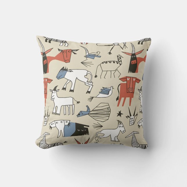 Picasso's Menagerie Cushion (Front)