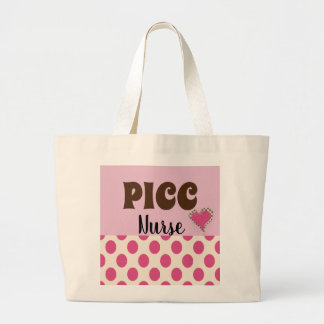 PICC Chick---PICC LINE Insertion Nurse ll Large Tote Bag