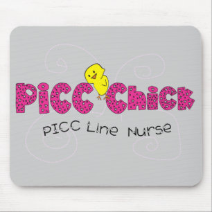 PICC Chick PICC Line Nurse Gifts Mouse Mat