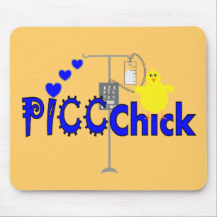 PICC CHICK (PICC LINE NURSE) gifts Mouse Mat