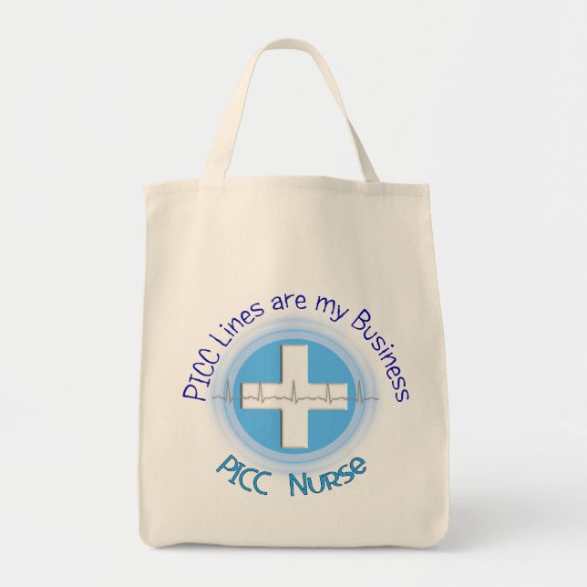 PICC Line Nurse Tote Bag (Front)