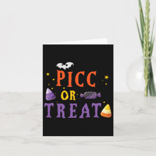 Picc Nurse Halloween Cute Vat Vascular Access Team Card