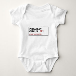 Piccadilly Circus London Baby Bodysuit