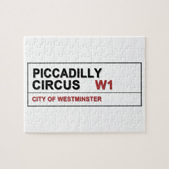 Piccadilly Circus London Jigsaw Puzzle (Horizontal)