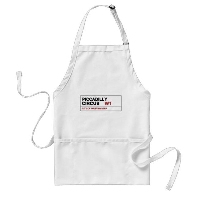Piccadilly Circus London Standard Apron (Front)