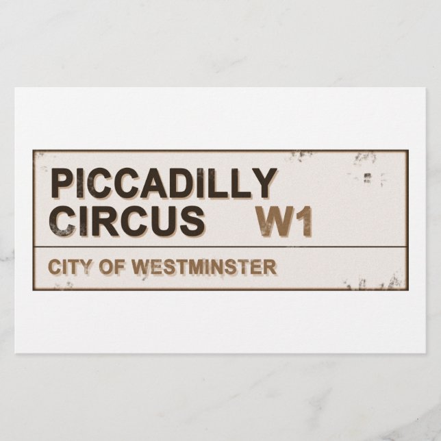 Piccadilly Circus London - Vintage (Front)