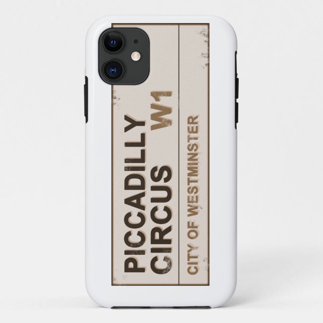 Piccadilly Circus London - Vintage Case-Mate iPhone Case (Back)