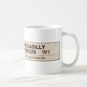 Piccadilly Circus London - Vintage Coffee Mug