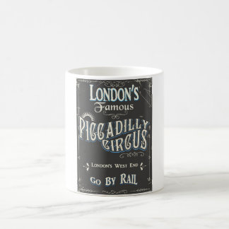 Piccadilly Circus London vintage poster Coffee Mug
