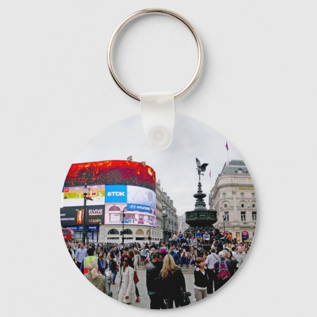 Piccadilly Circus - Professional photo Key Ring (Front)