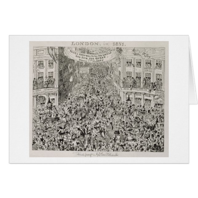 Piccadilly during the Great Exhibition, 1851 (Front Horizontal)