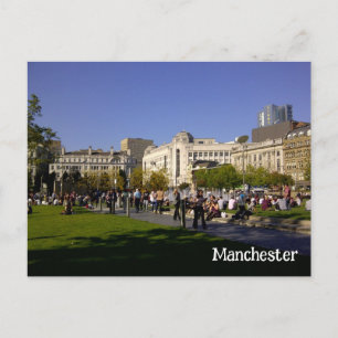Piccadilly Gardens, Manchester Postcard