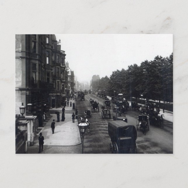 Piccadilly, London Postcard (Front)