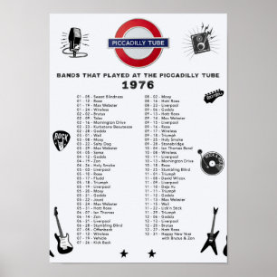 Piccadilly Tube Poster