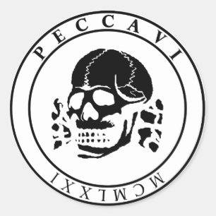 PICCAVI Memento Mori Classic Round Sticker