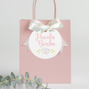 Piccola Bimba (Little Girl)  White Favour Tags