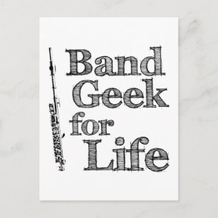 Piccolo Band Geek Postcard