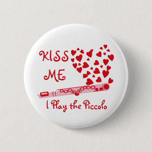 Piccolo Hearts 6 Cm Round Badge