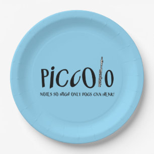  Piccolo Notes So High T-Shirt Paper Plate