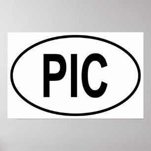 Piccolo Oval Poster