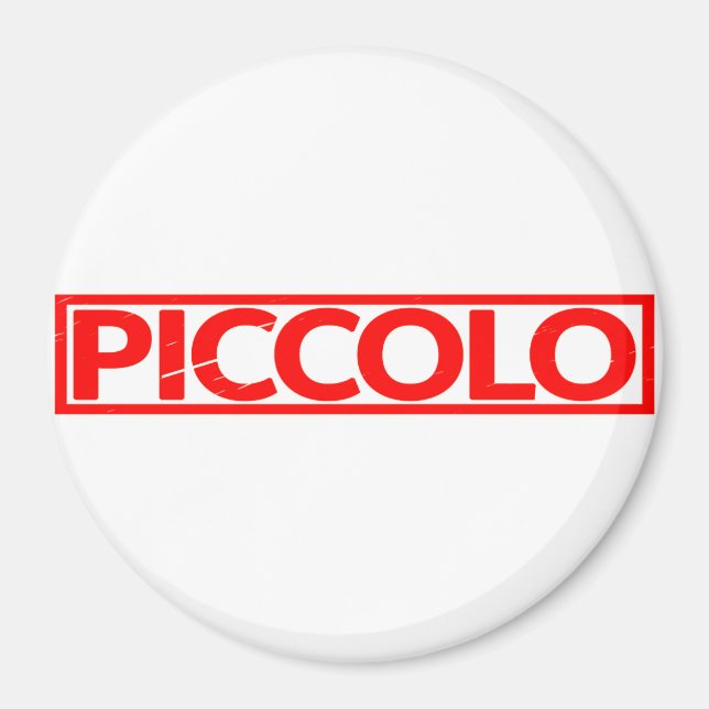 Piccolo Stamp Magnet (Front)