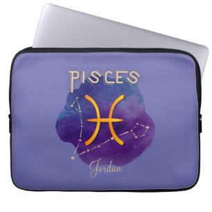 Pices Zodiac Sign Constellation Laptop Sleeve