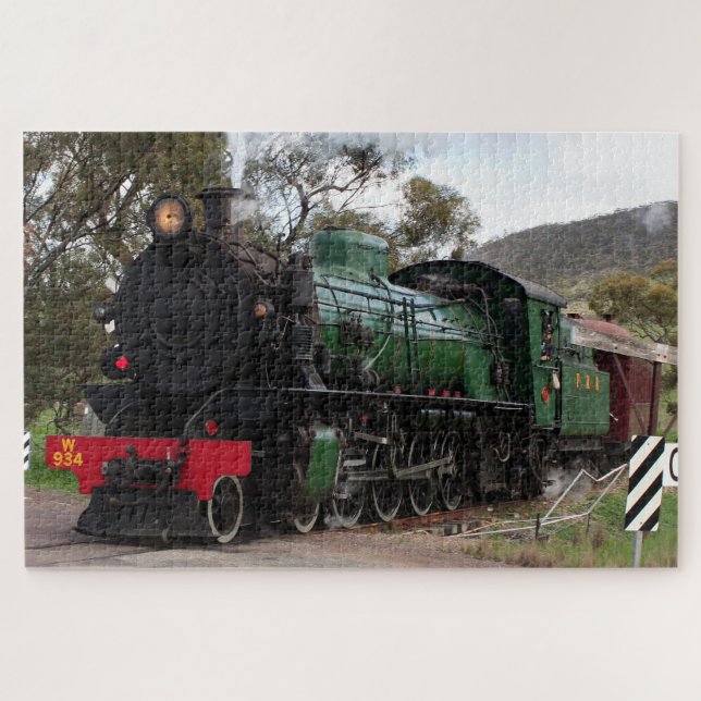 Pichi Richi steam Train engine 2 Jigsaw Puzzle (Horizontal)