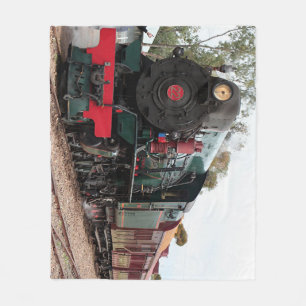 Pichi Richi steam train Fleece Blanket