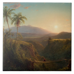 Pichincha Frederic Edwin Church Tile