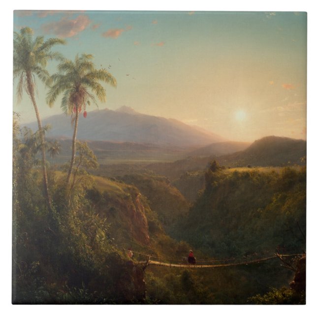 Pichincha Frederic Edwin Church Tile (Front)