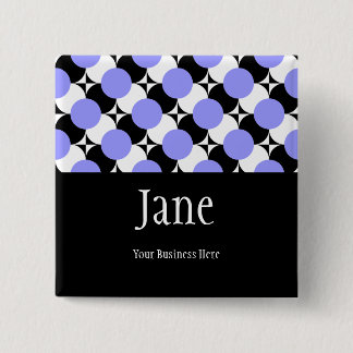 PICK-A-COLOR Funky Dots Name Badge Button