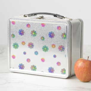 Pick a Posy Custom Background  Metal Lunch Box