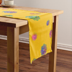Pick a Posy Custom Background Short Table Runner